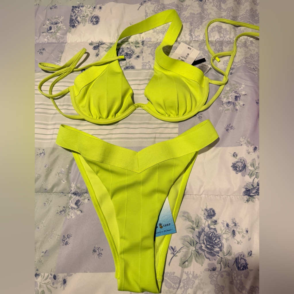 River Island Bright Yellow Swimwear